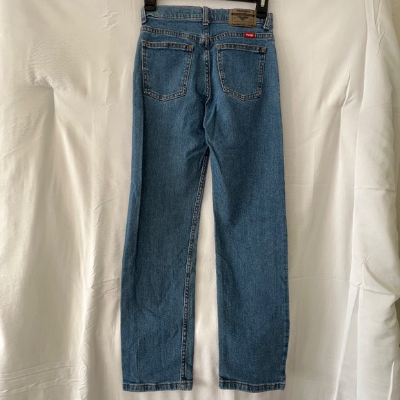 Wrangler Boys Classic Straight Adjustable Waist Jeans Size 14 Slim - Picture 6 of 16